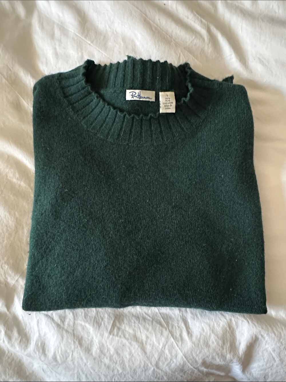 Ron Herman Forest Green Cashmere Sweater